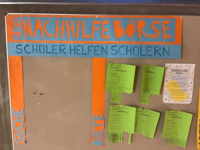Nachhilfebörse Pinnwand