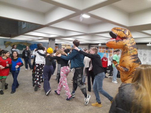 Buntes Faschingstreiben mit der SMV und der Ganztagsbetreuung